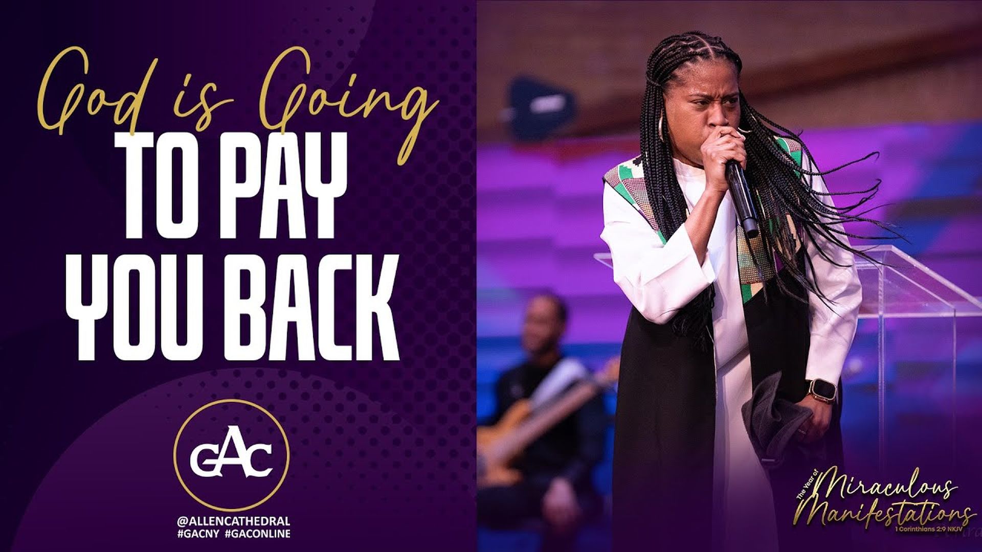 GOD IS GOING TO PAY YOU BACK - Rev. Marissa Farrow  - Allen Worship Experience