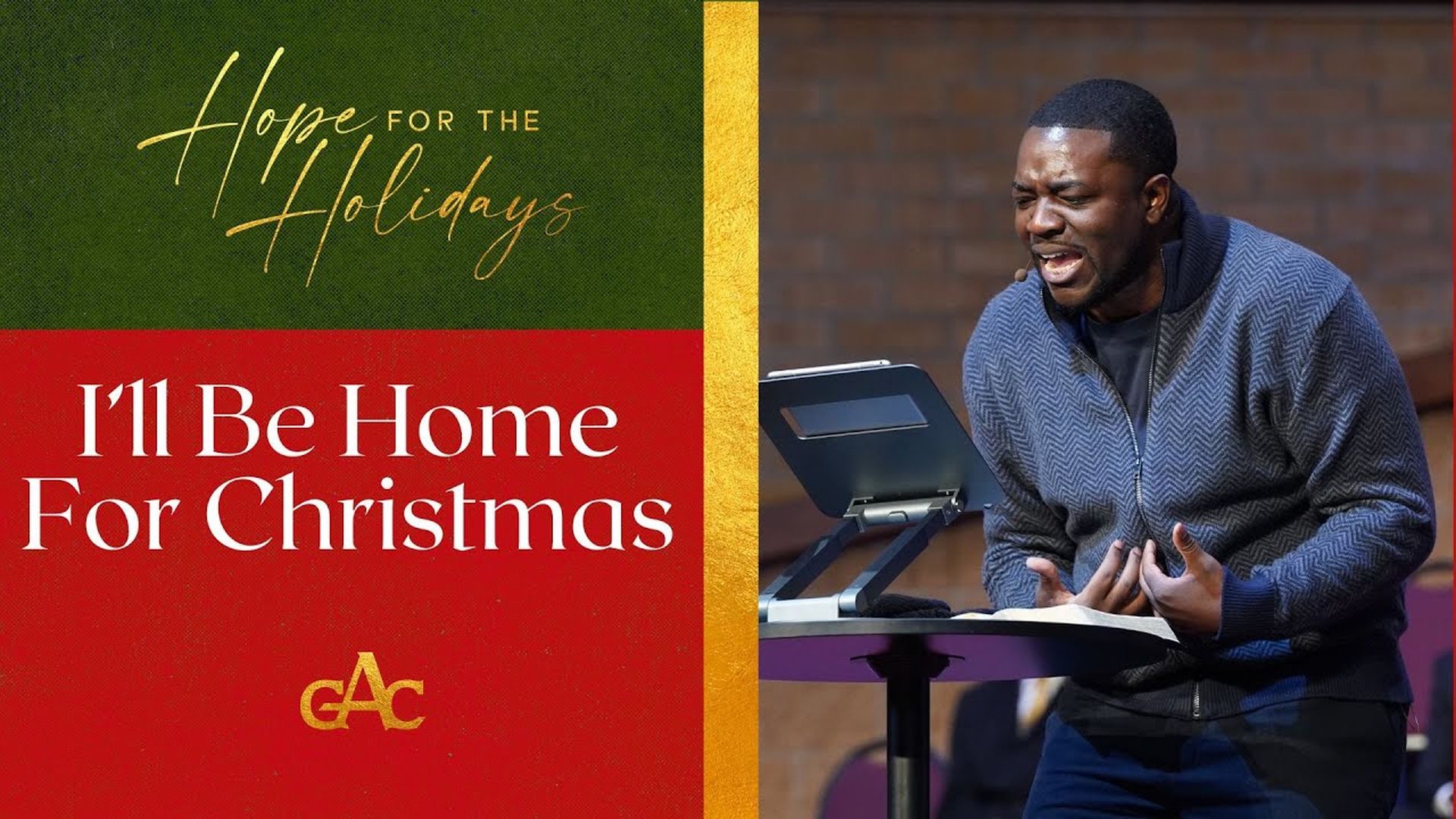 I'll Be Home For Christmas ¦ Pastor Stephen A. Green ¦ Allen Worship Experience